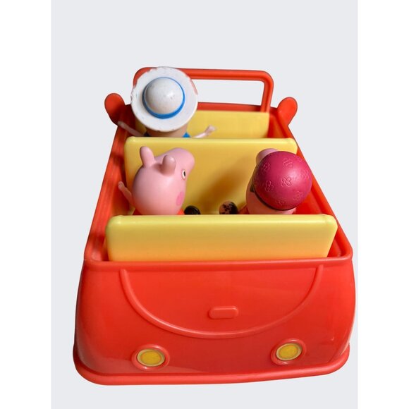 Peppa Pig Red Talking Car By Mattel with 3 Figures - Picture 7 of 15